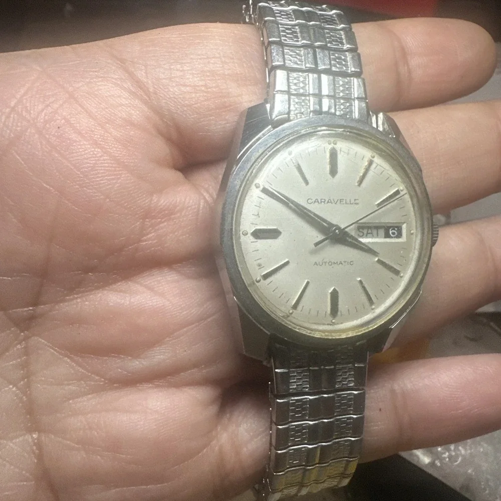 Works Vintage 1969 Caravelle M9 Automatic Men's‎ watch 11 OKAC Swiss 34mm Fit 8